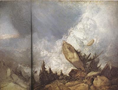 Joseph Mallord William Turner The fall of an Avalanche in the Grisons (mk31) oil painting image
